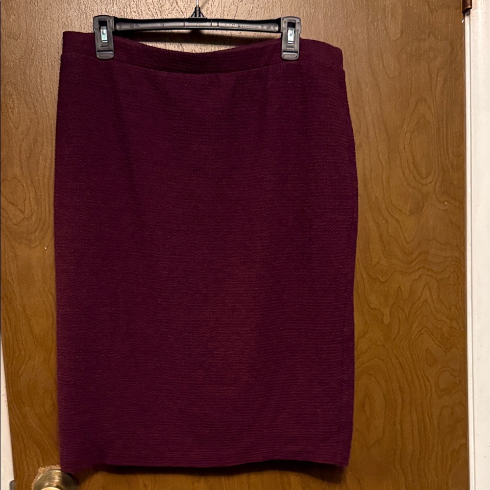 Apt. 9 Deep Red Pencil Skirt size XL